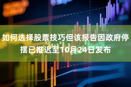 如何选择股票技巧但该报告因政府停摆已推迟至10月24日发布